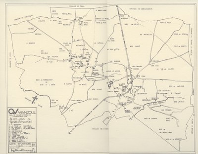 Carte Toponymique de Vinalmont