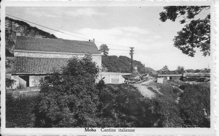 Cantine des Italiens aux carrières de Moha