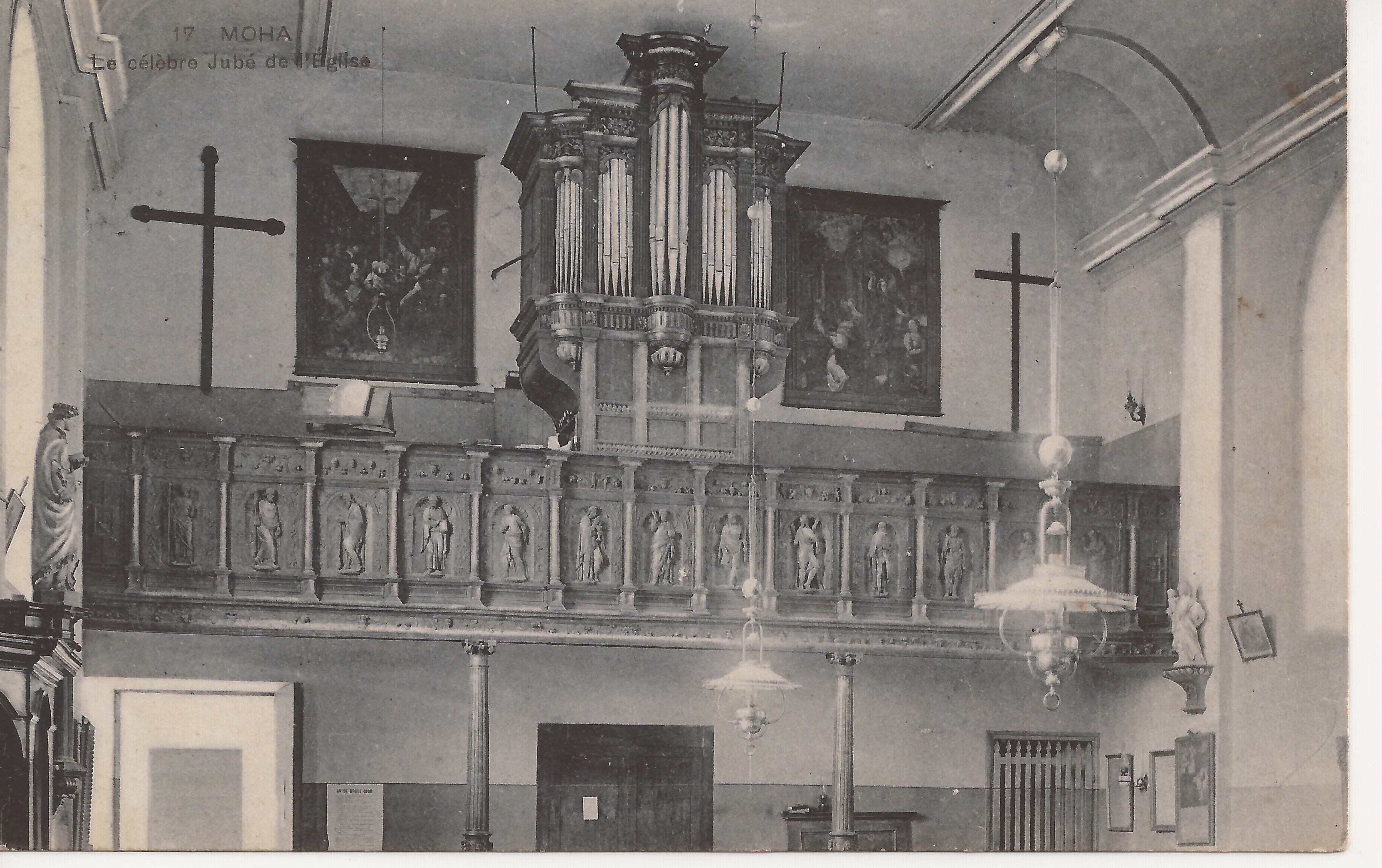 Jubé de l'Eglise de Moha - Notre-Dame du Rosaire