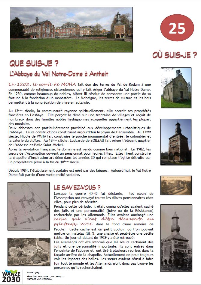 Abbaye du Val Notre-Dame - Antheit