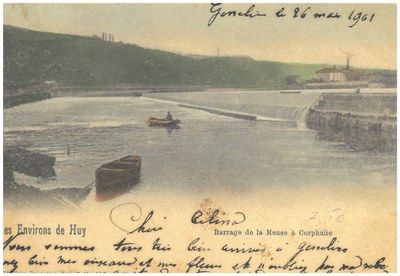 Barrage de Corphalie sur la Meuse
