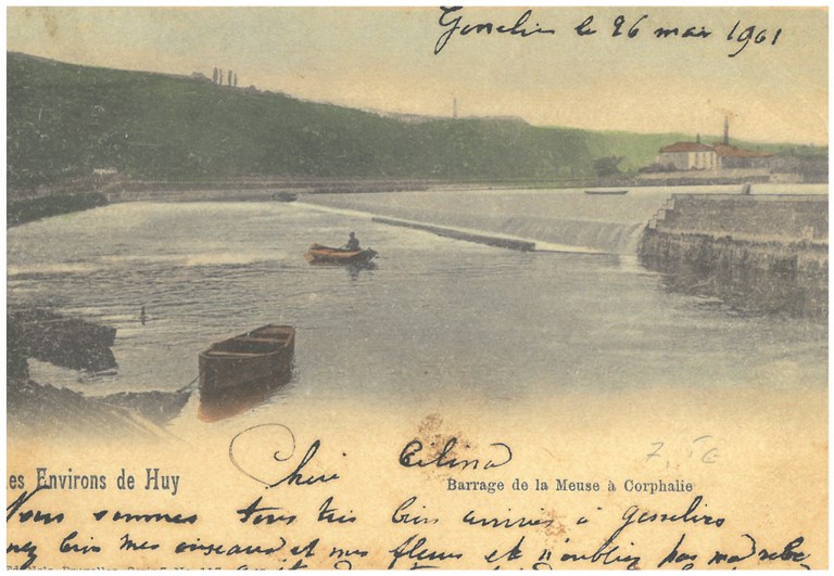 Barrage de Corphalie sur la Meuse