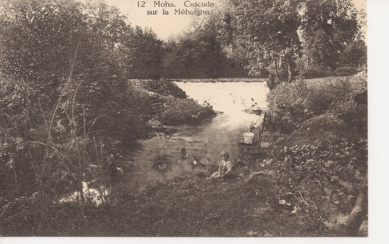 Cascade sur la Mehaigne à Moha près du pont Jehoulet