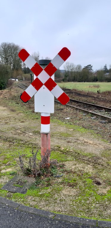 Signal Croix d'André de signalisation d'un passage à niveau