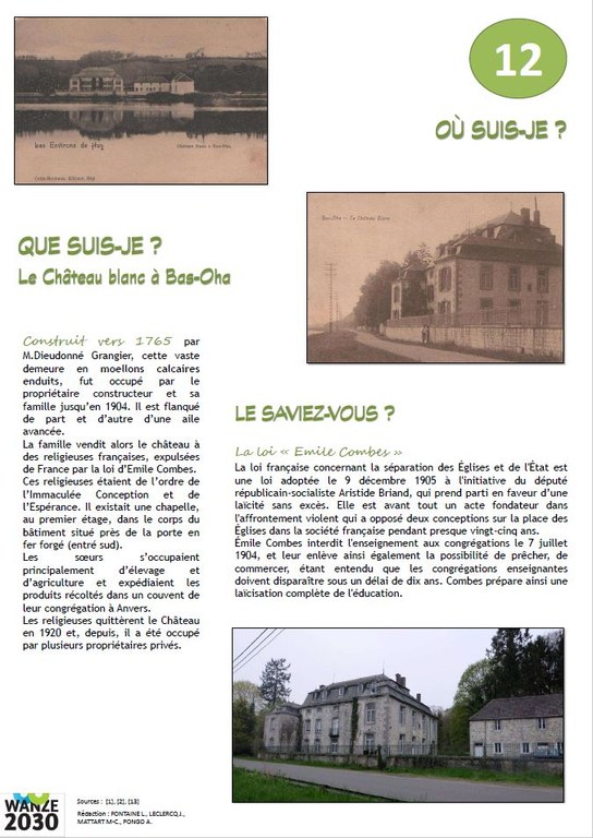 Château Blanc à Bas-Oha