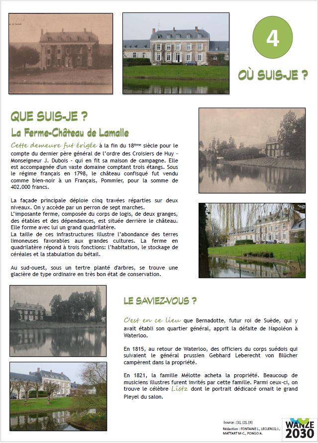 Ferme -Château de Lamalle (Laminne) - Bas-Oha