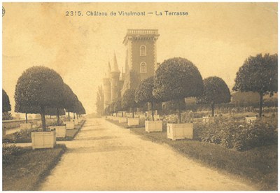 Terrasse du château de Vinalmont