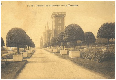 Terrasse du château de Vinalmont