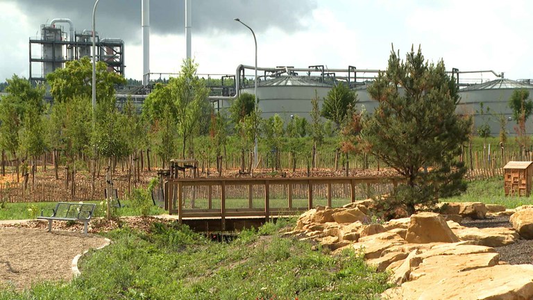 "Les Jardins de la Sucrerie", parc didactique du centre de Wanze .