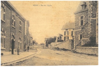 Rue de l'Eglise à Moha