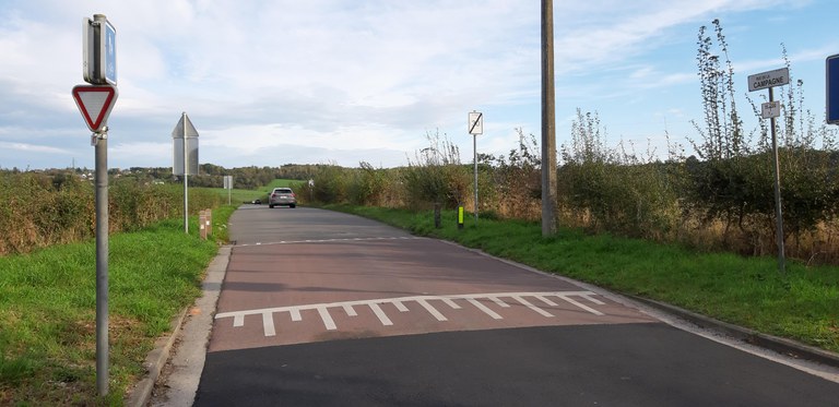 Rue de la Campagne à Antheit
