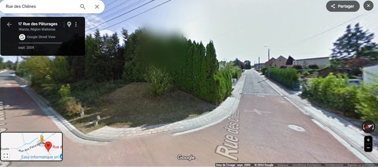 Rue des Chênes à Antheit