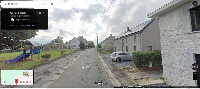 Rue du Taillis à Moha
