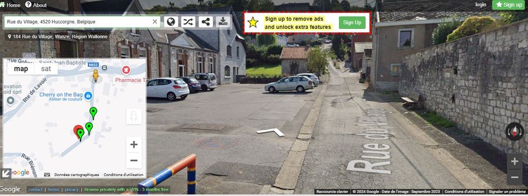 Rue du Village à Huccorgne
