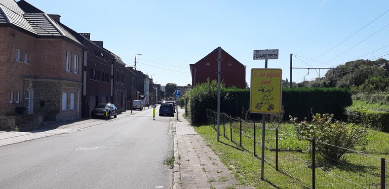Rue Fernand Piette à Bas-Oha