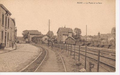 Poste et gare de Moha