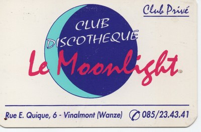 Club discothèque "Le Moonlight", puis le Fourneau Sainte-Anne rue Eugène Quique à Vinalmont