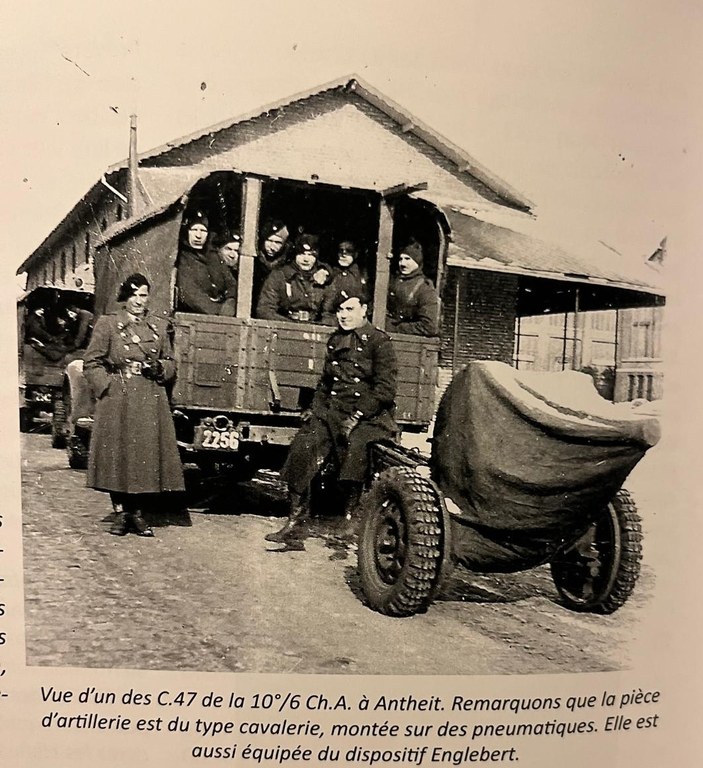 Vue d'un des C.47 de la 10e/6 Ch.A à Antheit en 1939 ?