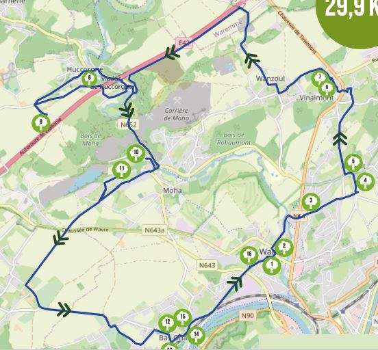 Balades cyclo ou VTT des arbres remarquables du grand Wanze