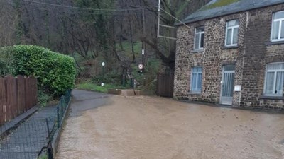 Inondations à Java en mars 2020