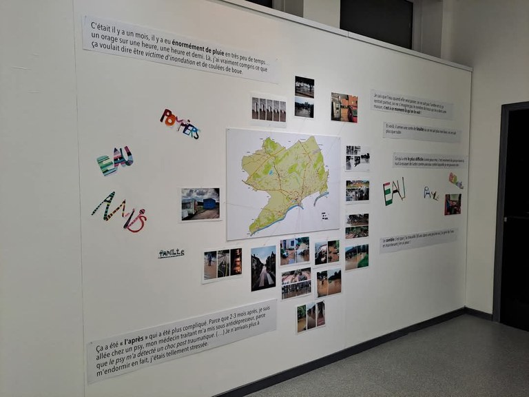 Témoignages liés à l'exposition "Entre 2 eaux" de fin 2024, concernant l'inondation de juillet 2021
