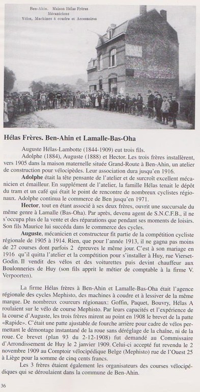 Ancien magasin de cycles Mephisto à Lamalle
