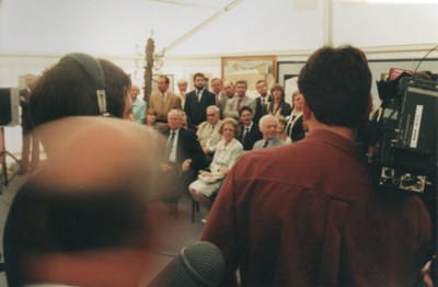 Visite de la Reine Fabiola et du Prince Laurent en 1997