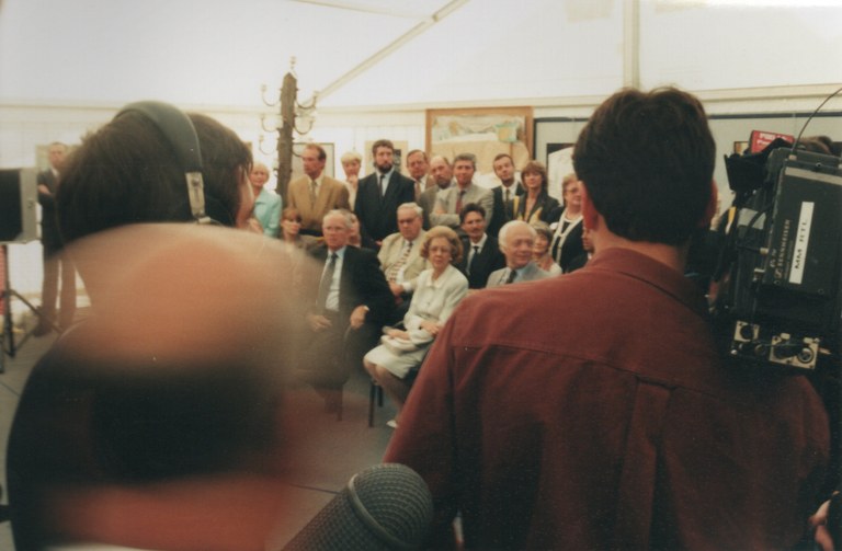 Visite de la Reine Fabiola et du Prince Laurent en 1997